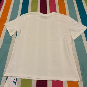 NWT Commense Classic White Tee Sz S